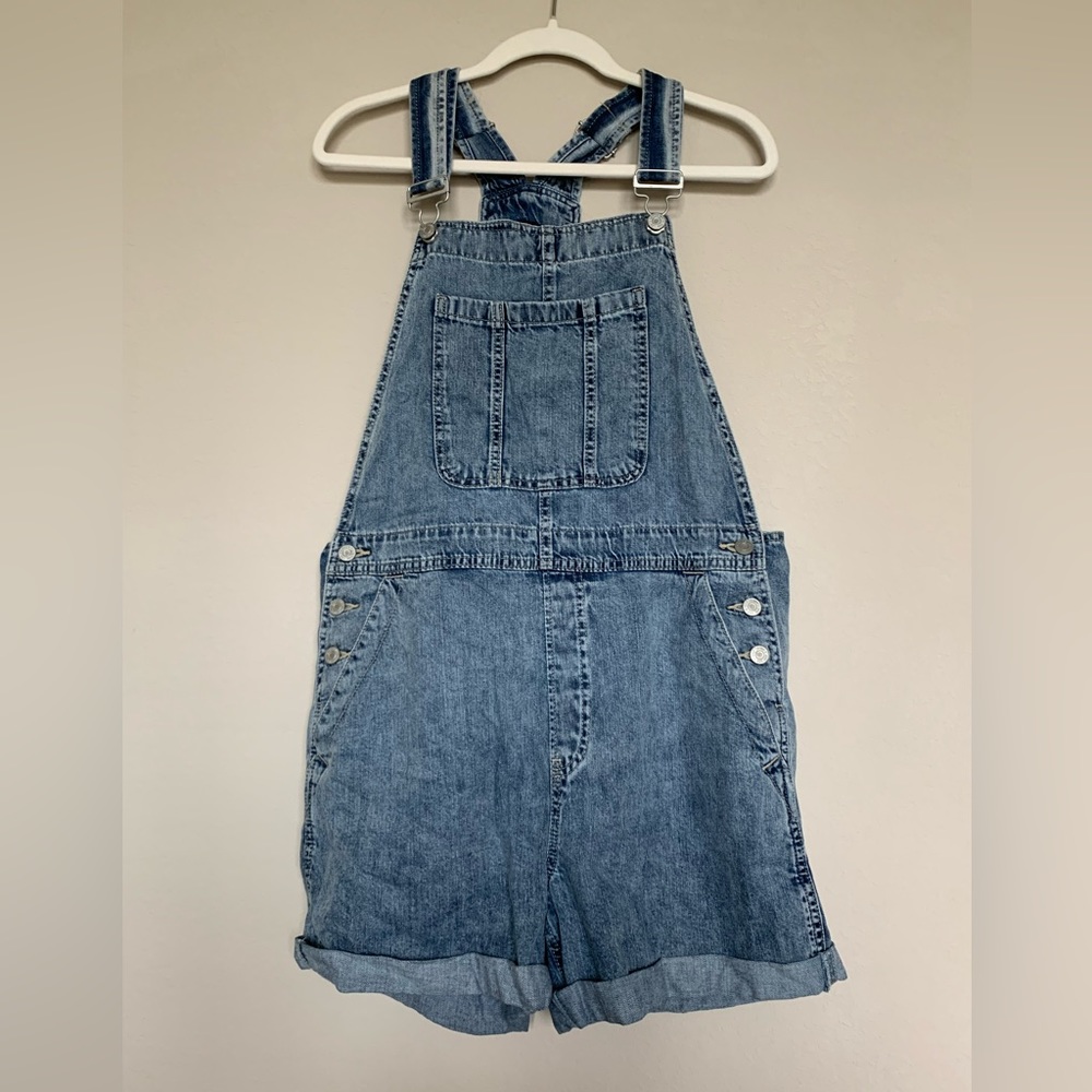 GAP Light Wash Shortalls
